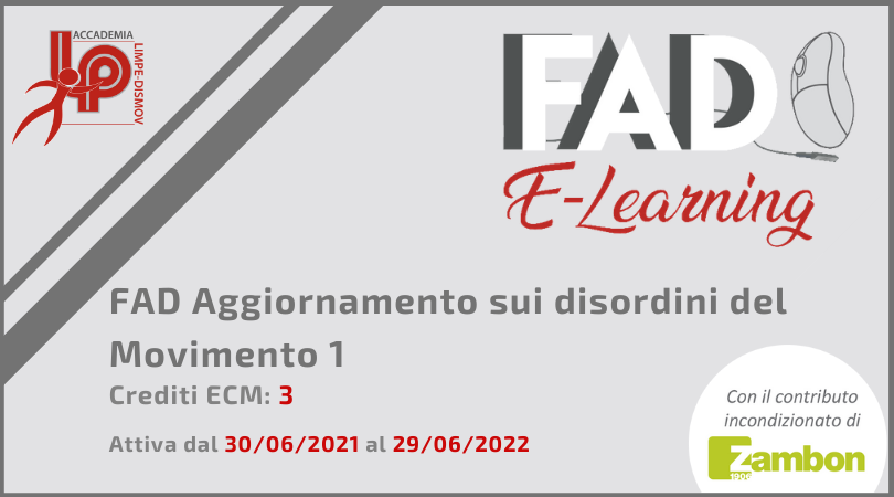 Course Image FAD E-learning "Aggiornamento sui disordini del Movimento 1"