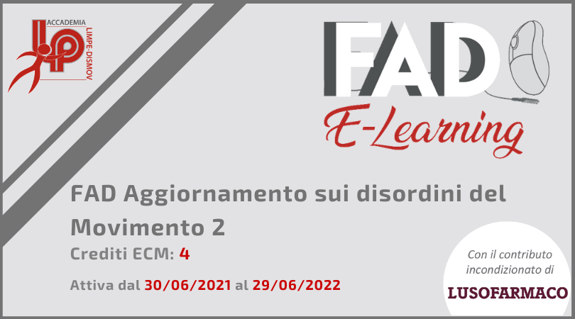 Course Image FAD E-learning "Aggiornamento sui disordini del Movimento 2"