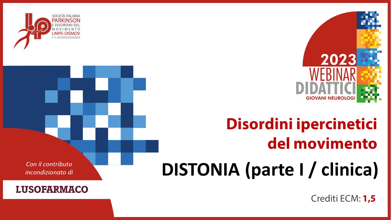 Course Image FAD Sincrona "Disordini Ipercinetici del Movimento - Distonia (Parte I/Clinica)"