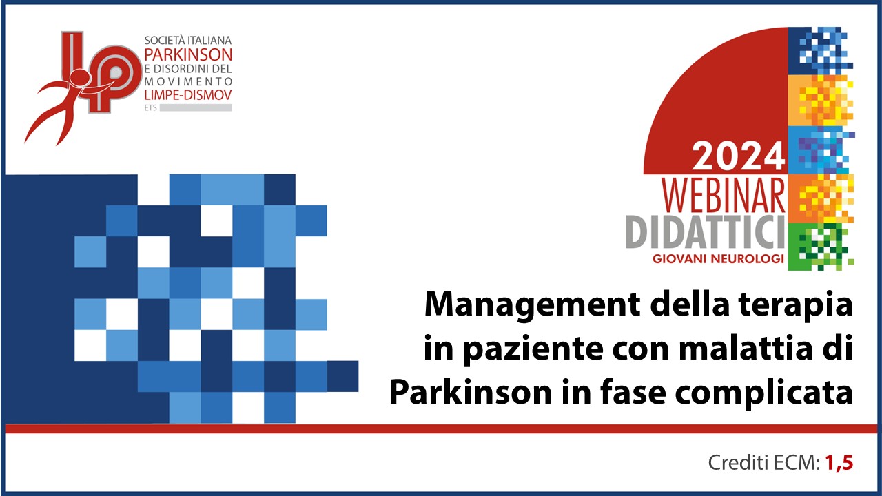 Course Image FAD Sincrona "Management della terapia in paziente con malattia di Parkinson in fase complicata"