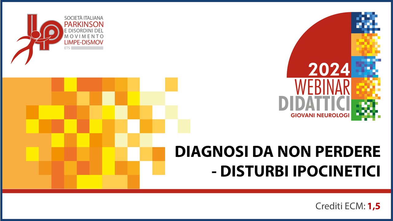 Course Image FAD Sincrona "Diagnosi da non perdere - Disturbi Ipocinetici"