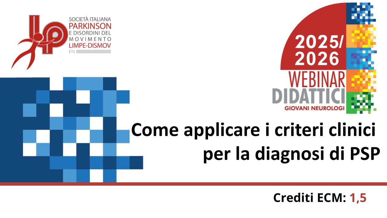 Course Image FAD Sincrona "Come applicare i criteri clinici per la diagnosi di PSP"