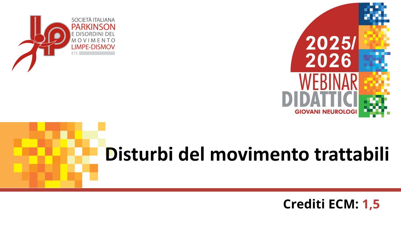 Course Image FAD Sincrona "Disturbi del movimento trattabili"