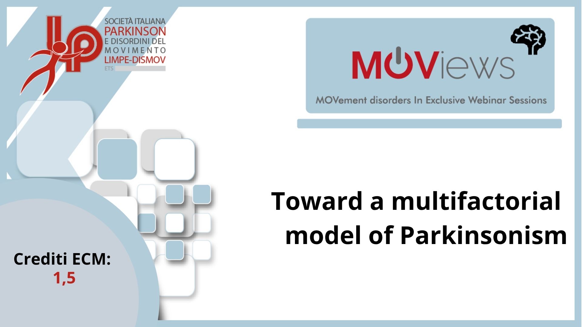 Course Image FAD SINCRONA Toward a multifactorial model of Parkinsonism